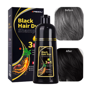 Shampooing à base de plantes à bulles naturelles 500ml, teinture pour cheveux à base de plantes de marque privée - Product Image 1