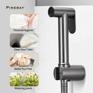 PINEBAY, новый стиль, хорошее здоровье, ручной распылитель, настенное крепление, унитаз, биде, сиденья, аксессуары для ванной, женский набор Shattaf - Product Image 6