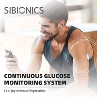 Système de surveillance continue du glucose dynamique à base de silicone GS1 avec capteur intégré pour usage médical à domicile