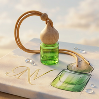 Diffuseur de parfum pour voiture en verre multi-formes, flacon vide pour décoration de voiture, cadeau, flacon pulvérisateur en verre