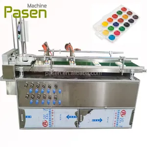 Watercolor Paint Filling And Capping Machine Six-piece Plastic Box Paint Pigment Filling Machine