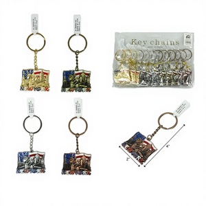 Portachiavi di New York A1510 4"X2" Souvenir con Design Unico - Product Image 1