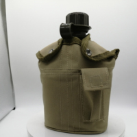 Bouteille d'eau en plastique de 1L, gourde personnalisable, gourde pour la randonnée, le camping, le sport