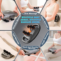 Pistolet de massage portatif à six têtes, adapté aux massages, relaxation des tissus profonds, massage du cou, des jambes et du dos