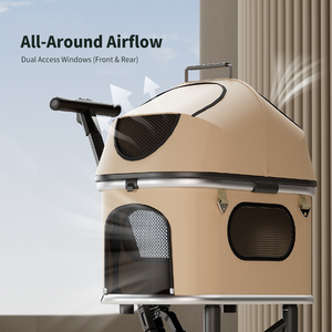 अपने छोटे पालतू जानवर के साथ कहीं भी जाएं एक हल्का, एक-बटन फोल्डेबल रोलर जो बाइक पर भी माउंट करता है। - Product Image 3