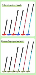 <span class=keywords><strong>Putter</strong></span> de golf télescopique |   <span class=keywords><strong>Putter</strong></span> de golf miniature réglable à double sens pour enfants et adultes |   Putes de golf portables à <span class=keywords><strong>vendre</strong></span> - Product Image 2