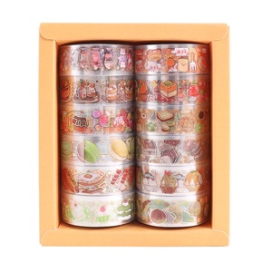 <span class=keywords><strong>Pegatinas</strong></span> PUNK Washi Tape Set lindas plantas verdes cinta decorativa Floral para álbumes de recortes diarios DIY decoración y artesanía aplicada - Product Image 6