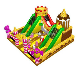 Toboggan aquatique gonflable Ice Snow World de 16x16m, parc aquatique familial, jouets gonflables personnalisés - Product Image 5