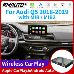 RMAUTO Apple CarPlay sans fil MIB MIB2 pour Audi Q5 2018-2019, Android Auto, Mirror Link, AirPlay, prise en charge de l'image inversée, Car Play - Product Image 1