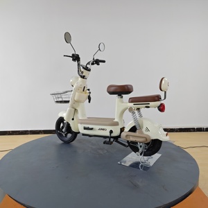 มอเตอร์ไซค์ไฟฟ้าแบบสองล้อ รุ่นยอดนิยมขายส่ง พร้อมฟังก์ชั่นปั่นด้วยมือ กำลังมอเตอร์ 350 วัตต์ สกู๊ตเตอร์ไฟฟ้า จักรยานไฟฟ้า - Product Image 6