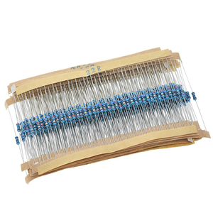 TZT-Paquete de resistencias de película metálica, Kit surtido de 1K, 10K, 600 K, 220ohm, 1M, 1% unids/set, 30 tipos, 1/4W, 100 unids/set - Product Image 5