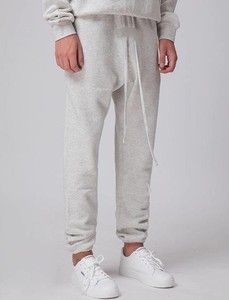 Người Đàn Ông Của 100% Bông Thể Thao Biểu Tượng Tùy Chỉnh Heavyweight Chạy Bộ Quần Với Eo Đàn Hồi Chất Lượng Cao Giản Dị Quần Với Dây Kéo - Product Image 3