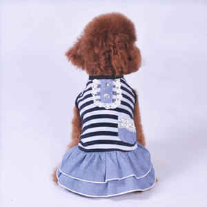 गर्म बेच लक्जरी पालतू कुत्ते पोशाक परिधान कपास पिल्ला कपड़े पोशाक कुत्ते के लिए चीन से - Product Image 5