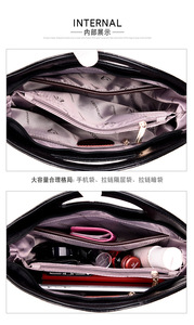 High Quality <b>Dropshipping</b> Handbags From China Designer Purse Customize PU Leather Purses Women Hand Bags Women's Shoulder Bags - Product Image 2