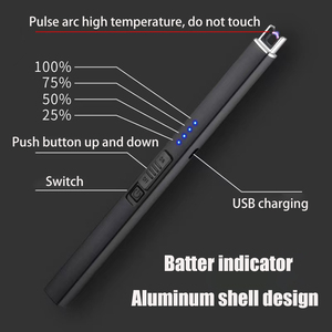 Đèn khò điện tử sạc USB, có thể nạp lại, kiểu dáng cổ điển, logo tùy chỉnh, dùng cho bếp, nến - Product Image 3