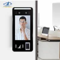 HFSecurity FR05 Terminal de Reconocimiento Facial con Doble Cámara Android 11 de 5 Pulgadas, Control de Acceso NFC con Huella Dactilar y Software Gratuito en la Nube