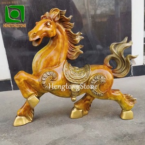 Décoration de table de Style chinois, petite <span class=keywords><strong>Sculpture</strong></span> de cheval en Bronze Antique, vente en gros - Product Image 3