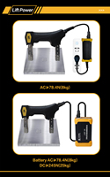 Détecteur de défauts par particules magnétiques LKMT-D6 NDT portable AC/80N 245N à force de levage DC pour surfaces de pièces de formes complexes