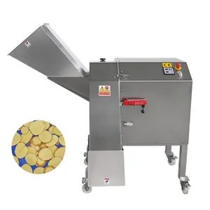 Commerciële Fruitgroente Snijmachine Mango Kubus Aardappelstrip Snijmachine 3d