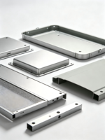 Boîtiers en tôle d'aluminium sur mesure, armoires pour équipements, découpe laser, pliage, soudage, anodisation, certifiés ISO9001, tolérance 0,01-0,05 mm