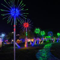 Heimdekoration Dekorative Beleuchtung Feuerwerk LED Gartenleuchten Bäume Außenbereich Straßen-Weihnachtsbeleuchtung Dekoration