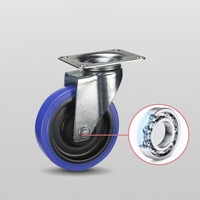 Chariot à plateforme pliable de 400 kg avec roues TPR silencieuses pour la logistique d'entrepôt