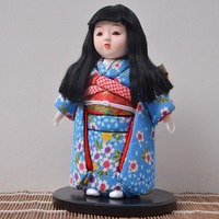 Vente en gros Geisha japonaise Kimono fille Statue poupées asiatiques Kabuki Figurine de collection pour la maison bureau décor de bureau