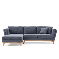 Grauer Stoff Schnitts ofa Wohnzimmer Weiß Grau Beste Kollektion Angepasste Große Mittlere Kleine L-Form Sofa Set Ecksofa