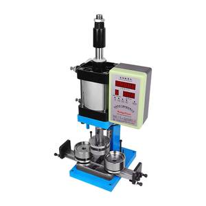 Automatische Push-Pull Pneumatische Metaalbadge Machine Ronde Cirkel Koelkastmagneet Knop Drukmachine - Product Image 1