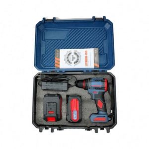 Multi-versnellings snelheidsregeling borstelloze elektrische boormachine 21V grote torsie handboormachine gereedschapset - Product Image 1
