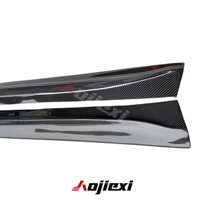 Gonna laterale in fibra di carbonio stile PSM per <span class=keywords><strong>BMW</strong></span> <span class=keywords><strong>4</strong></span> <span class=keywords><strong>serie</strong></span> F82 M4 perfetta installazione laterale del paraurti Splitter alta qualità Body Kit - Product Image 6