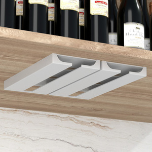 Venta al por mayor del hogar colgante estante de copas de vino de plástico botella de vino soporte de exhibición - Product Image 3