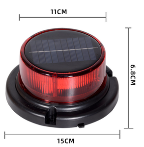 Luz de Advertencia de Emergencia LED <span class=keywords><strong>Solar</strong></span> para Techo, Luz Intermitente de Seguridad, Portátil, Carga USB, Ventosa, Iluminación <span class=keywords><strong>Exterior</strong></span> para Autos - Product Image 2