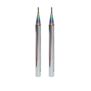 Efficient Diameter 1mm Endmill Cutter Square 3-Flute DLC Coated Carbide <strong>End</strong> <strong>Mill</strong> for Aluminum Milling - Product Image 1