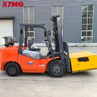 Chariot élévateur à essence GPL XTMG 3,5t avec une capacité de manutention stable pour la logistique de production en usine et le déplacement de charges lourdes
