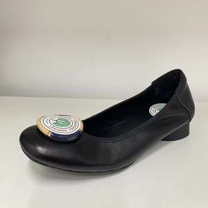 100% Top Cow Leather Women Boat Pumps Sheepskin <b>Insole</b> 3cm Chunky Heel Very Soft Ladies Driving Shoes Customize logo - Product Image 6