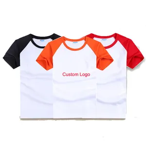 2021 Hot Selling Factory Großhandel Soft Touch Modal Raglan Kinder Kinder Kurzarm Blank Sublimation T-Shirt