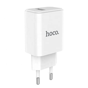 Hoco c61a <span class=keywords><strong>2.1A</strong></span> PC đơn cổng <span class=keywords><strong>USB</strong></span> tường Sạc EU cắm Sao Vòng kép cổng sạc 2.4A (EU) - Product Image 4