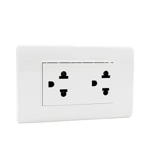 Universal electrical wall socket outlet 220V 16A Vietnam Philippine Ecuador