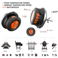 Thermomètres de barbecue numériques sans fil Thermostat de barbecue pour four à gaz Thermomètre à viande Termometro