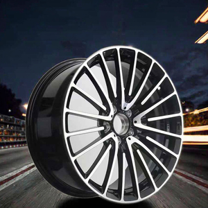 DX178 Noir Machine Face Forgé Roues De Voiture De Tourisme 18-20 Pouces 5x112 Avant Arrière Cross Flow Formé 30mm ET pour Mercedes 19 20 - Product Image 2