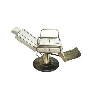 Chaise de barbier rétro à hauteur réglable, spécial coupe de cheveux, contouring du visage, tabouret de salon, style vintage, chaise de barbier - Product Image 4