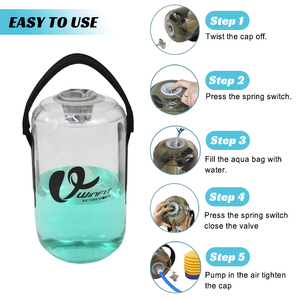 Kettlebell aquatique réglable, <span class=keywords><strong>poids</strong></span> d'<span class=keywords><strong>eau</strong></span>, sacs <span class=keywords><strong>de</strong></span> puissance, équipement <span class=keywords><strong>de</strong></span> musculation en PVC - Product Image 4