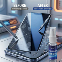 Protecteur d'écran liquide de qualité industrielle A1, nano micro-silice, essence céramique invisible modifiée anti-rayures, Guangdong