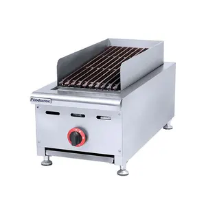 Guangdong Supplier 12 Months Warranty 8KW/Hour Indoor Portable LPG or Natural Gas BBQ Grill