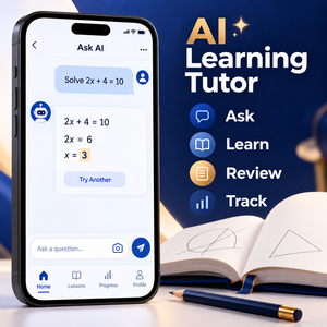 Desarrollo de Aplicaciones Educativas con IA Avanzada para IOS y Android, con Respuesta de <span class=keywords><strong>Preguntas</strong></span> por IA y Lecciones Personalizadas, LionCreate - Product Image 2