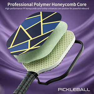 Raquette de pickleball professionnelle en fibre de carbone T700, noyau puissant de 13 mm, légère, logo personnalisé OEM - Product Image 4