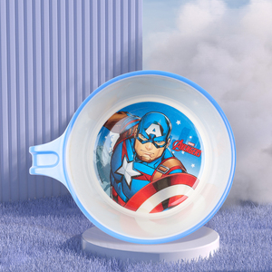 Cuenco con mango de dibujos animados antideslizante de Marvel, <span class=keywords><strong>vajilla</strong></span> de <span class=keywords><strong>melamina</strong></span> para niños para comida de bebé - Product Image 5