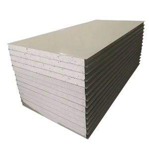 Paneles de sándwich de aluminio para uso en techo y pared, casas prefabricadas de espuma de acero eps, a precio de fábrica - Product Image 1