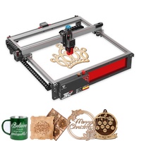 ActionLasers TS2 20W 40W Taşınabilir Masaüstü Lazer Gravür Makinesi 3D Fotoğraf Kristal Otomatik Mini CNC Yazıcı Diyot MDF Kağıt